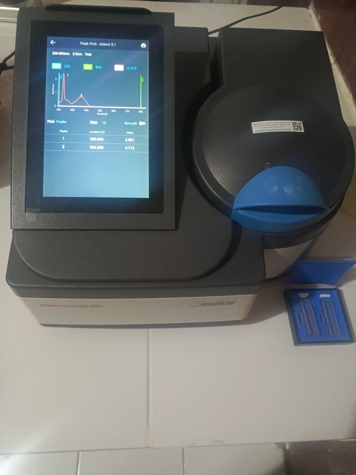 UV VIS THERMO SCIENTIFIC GENESYS 150